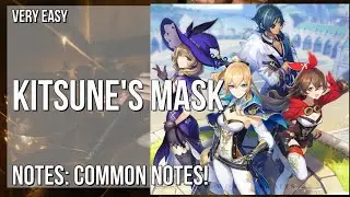 How to play Kitsune's Mask (Genshin Impact) by Yu Peng Chen on Tin Whistle (Tutorial)