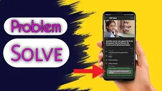 There was problem saving some changes. yt studio description problem | Fix Youtube studio program