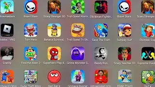 ISHOWSPEED BARRY’S PRISON,Grimace Monster Scary Survival,Troll Quest TV Shows,Bendy Run,Stumble Guys