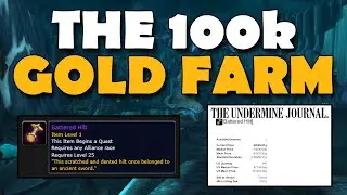 100k Gold Farm Anyone Can Do World of Warcraft