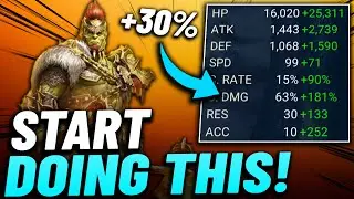 PROGRESS FASTER With ONE Simple Method! (Beginner Tips & Tricks) - Raid Shadow Legends Guide