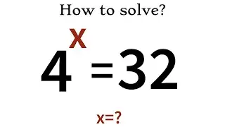 A Nice Exponential Equation Solving. Learn This Math Tricks.