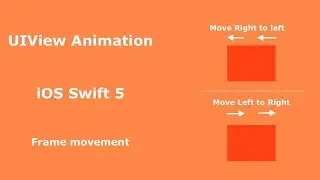 UIViewAnimation : Move View right to left & left to right - iOS Swift 5