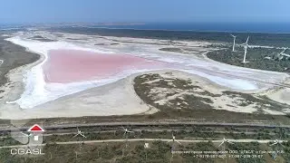 Аэросъемка озера Акташское и Астанинского водохранилища (Крым\Crimea)