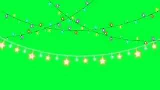 bulb blinking green screen animation effects♏