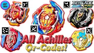 All ACHILLES QR-CODES | Все QR-КОДЫ ACHILLES - Beyblade Burst Surge