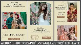 Wedding Photography Instagram Story Template Free Download || Nitesh GFX ||