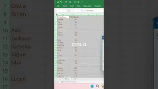 How to delete blank rows in excel, fast and easy way #shortvideo #shortsvideo #data #excel #sql