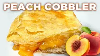 Peach Cobbler with a Twist – Batter and Crust in One Irresistible Recipe!