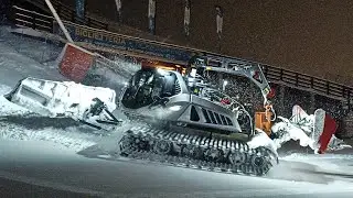 Prinoth New Leitwolf LT X Grooming and Pushing - Part.1