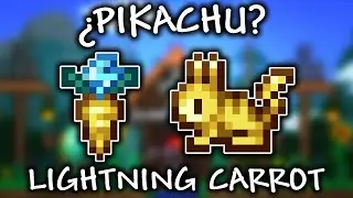 ¿Pikachu en Terraria? | Como conseguir la Lightning Carrot en Terraria 1.4 Journey's End