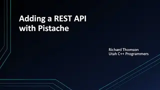Adding a REST API with Pistache