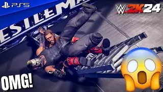 WWE 2K24 - Jeff Hardy vs. Edge - Ladder Match at WrestleMania 25 | PS5™ [4K60]