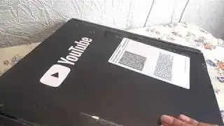 Серебряная кнопка YouTube - распаковка 👍