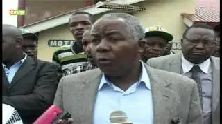 Senator Kembi Gitura and M.PJamleck Kamau tell Governor Mwangi Wa Iria to carry his own cross