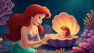 Ariel's mom journey 🍼🤱 Ariel pregnant and giving birth~Becoming a Mom~Disney fan fiction~Motherhood