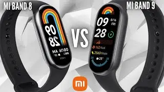 SMART BAND XIAOMI MI BAND 9 VS MI BAND 8 -  QUAL A MELHOR BAND? MELHOR TELA - MELHOR BATERIA?