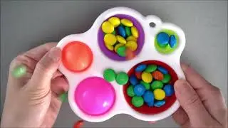 Colors M&M DIY Pop it toys   Make DIY Pop it Fidget