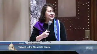 Senator Patricia Torres Ray Says Farewell to the Minnesota Senate