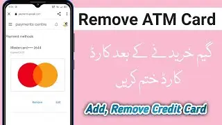remove mastercard google play 