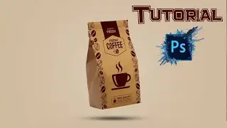 how to Create a Coffee Packaging Design  Photoshop Tutorial 2022