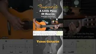 A Little Piece Of Heaven - Avenged Sevenfold - Fingerstyle Guitar Tutorial + TAB  