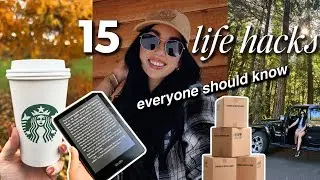 my *best* LIFE HACKS for productivity, saving money & making life easier / 15 tips