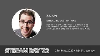 🔴 Streaming to YouTube and other platforms // Stream Day 2022