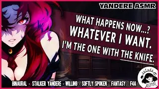 Yandere Thief Breaks in and Takes You! 🔪 [Yandere Kidnaps You ASMR RP][F4A]