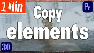 How to Copy & Paste Clips in Premiere Pro 2023 - Class 30 l How to Paste a clip Without Overwriting