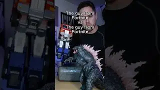 Godzilla vs Optimus Prime from Fortnite 
