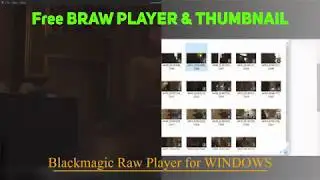 Blackmagic Raw ( Braw ) free player & thumbnail - WINDOWS