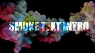 Colorful Smoke Text Intro On Filmora X | Filmora Text Effect | Filmora Intro