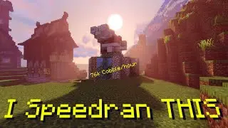 I Speedran Building a Cobblestone Farm For No Reason