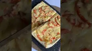 Пицца с форелью 🤤🍕 Рецепт в комментариях ⬇️ 