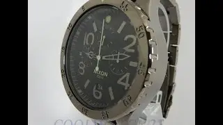 NIXON WATCH A486-1885 48-20 CHRONO POLISHED GUNMETAL LUM REVIEW MENS A4861885 ニクソン クロノ ガンメタル ラム レビュー