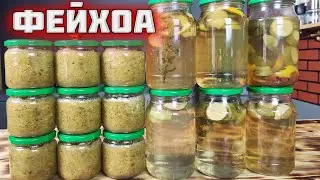 Фейхоа Компот Варенье Джем и Настойка 7 рецептов в 1 ролике