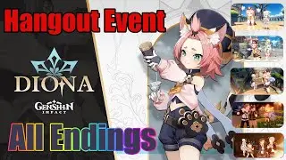 Diona Hangout Event All Endings | Diona Hangout event | Genshin Impact