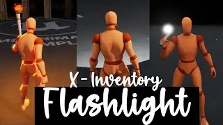 X - Game Animation Sample | Inventory Flashlight