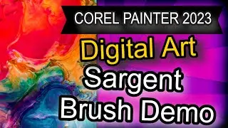 Corel Painter 2023: Sargent Brush Tutorial - Part 1