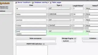 Building a CMS with PHP part 6 - Creating Tables in phpmyadmin