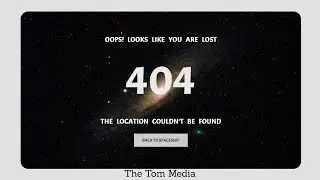 Create a custom 404 page - 404 Not Found