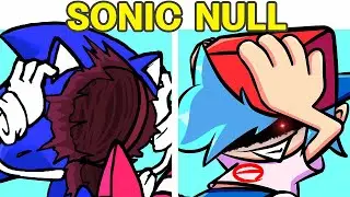 Friday Night Funkin' VS Sonic Null but with Lyrics | Sonic The Hedgehog (FNF MOD) (Creepypasta)