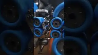 Очистка моркови в машине Sormac UP-8000 в слоумо