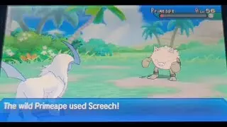 Random shiny Primeape in Ultra Moon after 3 ambush encounters