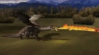 Dragon Breathing Fire special affect