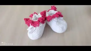 Пинетки крючком подробный МК для начинающих