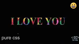 animation text effect in  html and css || HTML amd CSS Animation