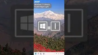 Windows 11 - How to Enable Night Light