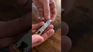 Testing 10GBase RJ45 SFP+ adapter by TP-Link